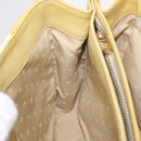 LOUIS VUITTON Cruise line Sac Bicolor Hand Bag Enamel Yellow M92547 Auth bs37225-34
