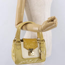 LOUIS VUITTON Cruise line Sac Bicolor Hand Bag Enamel Yellow M92547 Auth bs37225-38