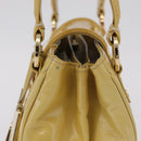 LOUIS VUITTON Cruise line Sac Bicolor Hand Bag Enamel Yellow M92547 Auth bs37225-14