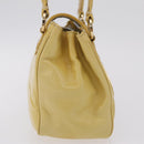 LOUIS VUITTON Cruise line Sac Bicolor Hand Bag Enamel Yellow M92547 Auth bs37225-7