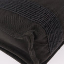 HERMES Her Line Bassus PM Shoulder Bag Canvas Gray Auth bs37227-16