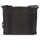 HERMES Her Line Bassus PM Shoulder Bag Canvas Gray Auth bs37227-2