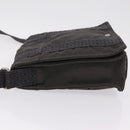 HERMES Her Line Bassus PM Shoulder Bag Canvas Gray Auth bs37227-4