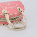 BURBERRY Hand Bag Nylon Pink Silver Auth bs37234-7