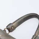 Salvatore Ferragamo Gancini Hand Bag Leather 2way Gold Auth bs37237-10