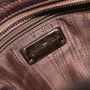 Salvatore Ferragamo Gancini Hand Bag Leather 2way Gold Auth bs37237-26