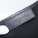 BALENCIAGA Navy Cabas Tote Bag Canvas White Black 339933 Auth bs37238-17