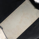 BALENCIAGA Navy Cabas Tote Bag Canvas White Black 339933 Auth bs37238-11