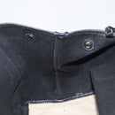 BALENCIAGA Navy Cabas Tote Bag Canvas White Black 339933 Auth bs37238-19
