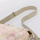 CHANEL Hand Bag Canvas 2way Pink Silver CC Auth bs37241-15