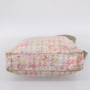 CHANEL Hand Bag Canvas 2way Pink Silver CC Auth bs37241-5