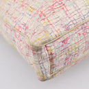 CHANEL Hand Bag Canvas 2way Pink Silver CC Auth bs37241-17