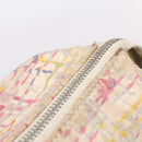 CHANEL Hand Bag Canvas 2way Pink Silver CC Auth bs37241-21