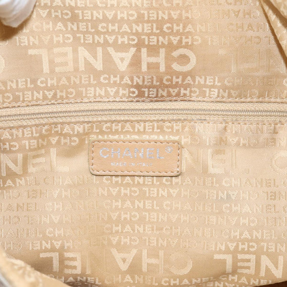 CHANEL Hand Bag Canvas 2way Pink Silver CC Auth bs37241