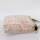 CHANEL Hand Bag Canvas 2way Pink Silver CC Auth bs37241-4