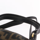 FENDI Zucca Canvas Backpack Black Gold Tone Auth bs37242-15