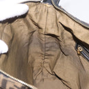 FENDI Zucca Canvas Backpack Black Gold Tone Auth bs37242-26