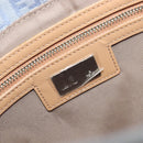 FENDI Zucchino Canvas Tote Bag Light Blue Silver 8BH079 Auth bs37243-18