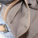 FENDI Zucchino Canvas Tote Bag Light Blue Silver 8BH079 Auth bs37243-22