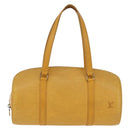 LOUIS VUITTON Epi Soufflot Hand Bag Yellow M52229 LV Auth bs37246-2