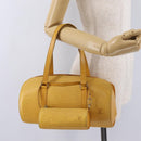 LOUIS VUITTON Epi Soufflot Hand Bag Yellow M52229 LV Auth bs37246-29