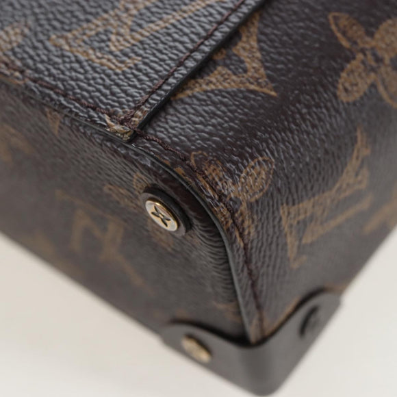 LOUIS VUITTON Monogram Vertical Box Trunk Shoulder Bag M59664 LV Auth bs37247