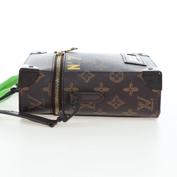 LOUIS VUITTON Monogram Vertical Box Trunk Shoulder Bag M59664 LV Auth bs37247