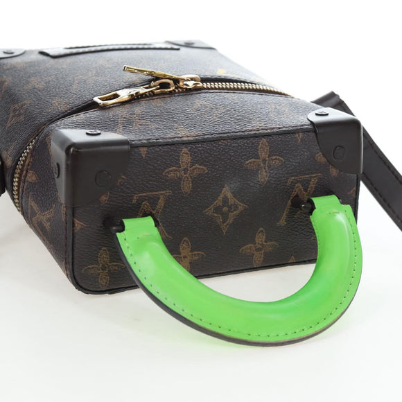 LOUIS VUITTON Monogram Vertical Box Trunk Shoulder Bag M59664 LV Auth bs37247
