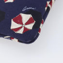 GUCCI Clutch Bag Canvas Navy Gold Tone 286209 Auth bs37249-16
