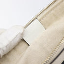 GUCCI Clutch Bag Canvas Navy Gold Tone 286209 Auth bs37249-12