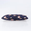 GUCCI Clutch Bag Canvas Navy Gold Tone 286209 Auth bs37249-6