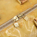 LOUIS VUITTON Monogram Vernis Mercer Boston Bag Beige M91000 LV Auth bs37250-26