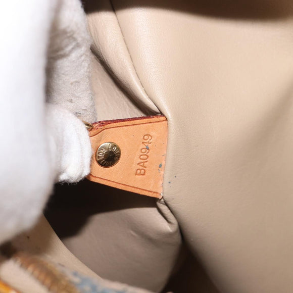 LOUIS VUITTON Monogram Vernis Mercer Boston Bag Beige M91000 LV Auth bs37250