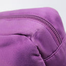 PRADA Pouch Satin Purple Silver Auth bs37251-9