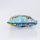 PRADA Pouch Nylon Multicolor Silver Auth bs37253A-3