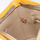 LOUIS VUITTON Monogram Vernis Houston Hand Bag Beige M91004 LV Auth bs37263-25