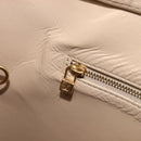 LOUIS VUITTON Monogram Vernis Houston Hand Bag Beige M91004 LV Auth bs37263-26
