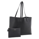 SAINT LAURENT Tote Bag Leather Black Gold 394195 Auth bs37268-1