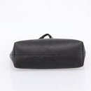 SAINT LAURENT Tote Bag Leather Black Gold 394195 Auth bs37268-5