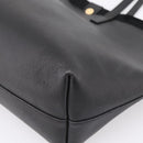 SAINT LAURENT Tote Bag Leather Black Gold 394195 Auth bs37268-16