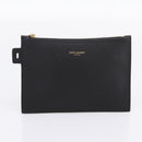 SAINT LAURENT Tote Bag Leather Black Gold 394195 Auth bs37268-20