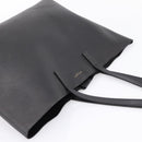 SAINT LAURENT Tote Bag Leather Black Gold 394195 Auth bs37268-6