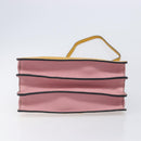 Miu Miu Hand Bag Leather 2way Yellow Gold Tone Auth bs37269A-5