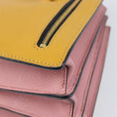 Miu Miu Hand Bag Leather 2way Yellow Gold Tone Auth bs37269A-18