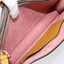 Miu Miu Hand Bag Leather 2way Yellow Gold Tone Auth bs37269A-34