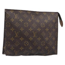 LOUIS VUITTON Monogram Poche Toilette 26 Pouch M47542 LV Auth bs37273-1