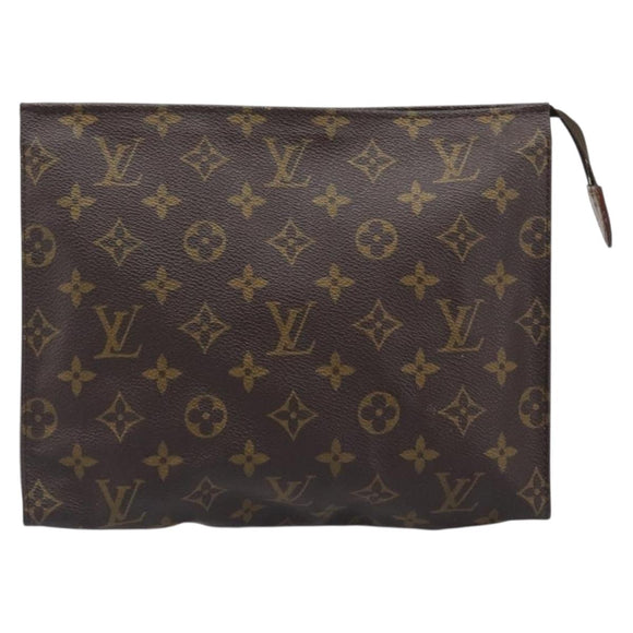 LOUIS VUITTON Monogram Poche Toilette 26 Pouch M47542 LV Auth bs37273