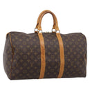 LOUIS VUITTON Monogram Keepall 45 Boston Bag M41428 LV Auth bs37277-1