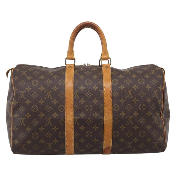 LOUIS VUITTON Monogram Keepall 45 Boston Bag M41428 LV Auth bs37277