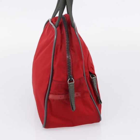 Salvatore Ferragamo PRADA Hand Bag Nylon 3 Set Black Beige Red Auth bs37283